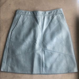Zara Faux Leather Skirt